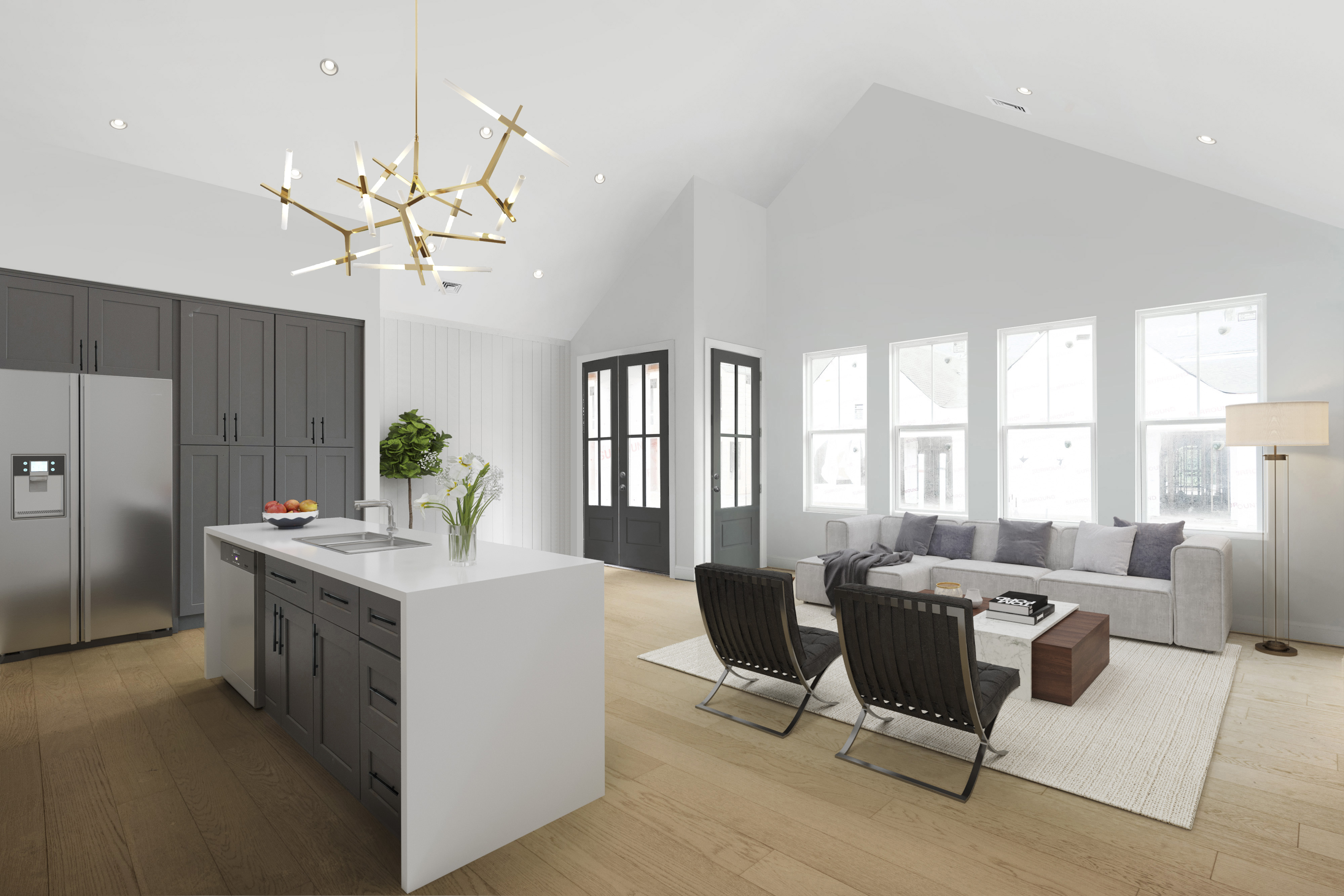 After - Modern Living Room